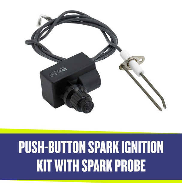 American Fire Products Fire Pit Natural Gas Installation Kit with Chrome Key Valve - AFG-FPIK-N