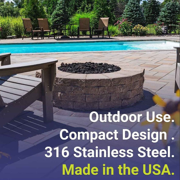 American Fire Products Battery Powered AWEIS System - Standard Capacity (290k BTU/hr) - Natural Gas - BPAWEISNG