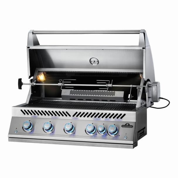 Napoleon Built-In 700 Series 38-Inch Grill w/ Infrared Rear Burner & Rotisserie Kit - BIG38RBPSS-1