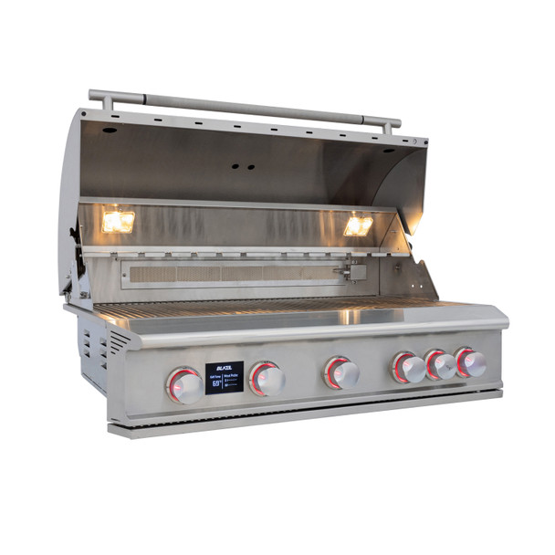 Blaze LTE PRO 40-Inch 5-Burner Built-in Grill w/ Digital Temperature Screen & Rear Infrared Burner