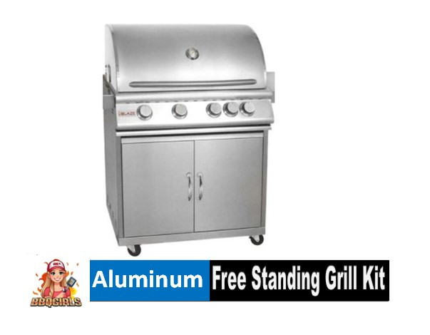 Aluminum Free Standing Grill Cutout Kit (Max Width 60")