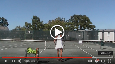 5 min slice serve exercise