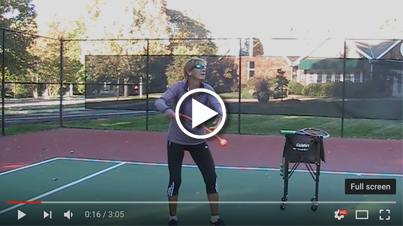 abbreviated serve motion practice with ServeMaster