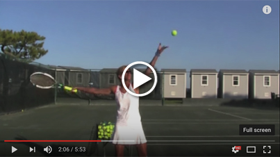 Control your toss with arm tempo