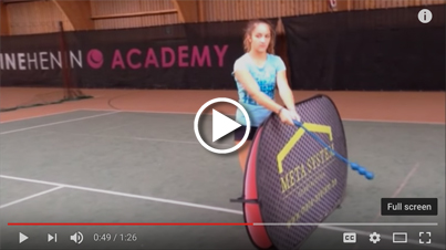 Justine Henin Academy uses the ServeMaster 