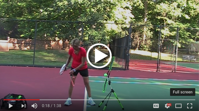 Topspin forehand in 2 minutes (ServeMaster/TopspinPro)