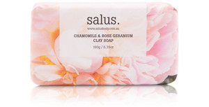 Salus Chamomile + Rose Geranium Clay Soap Salus Chamomile + Rose Geranium Clay Soap