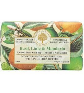Wrapped Soap Basil, Lime + Mandarin Wrapped Soap Basil, Lime + Mandarin