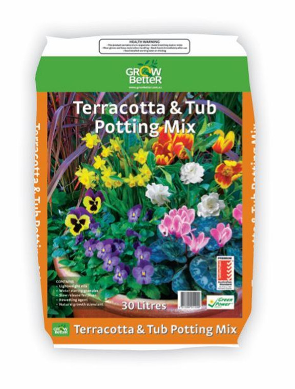 Terracotta & Tub Potting Mix 30lt