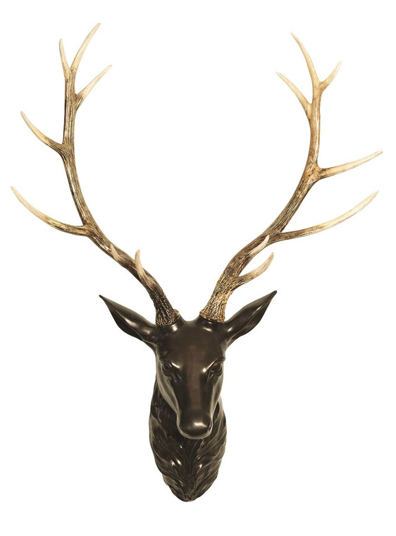 Samba Resin Black & Natural Deer Head