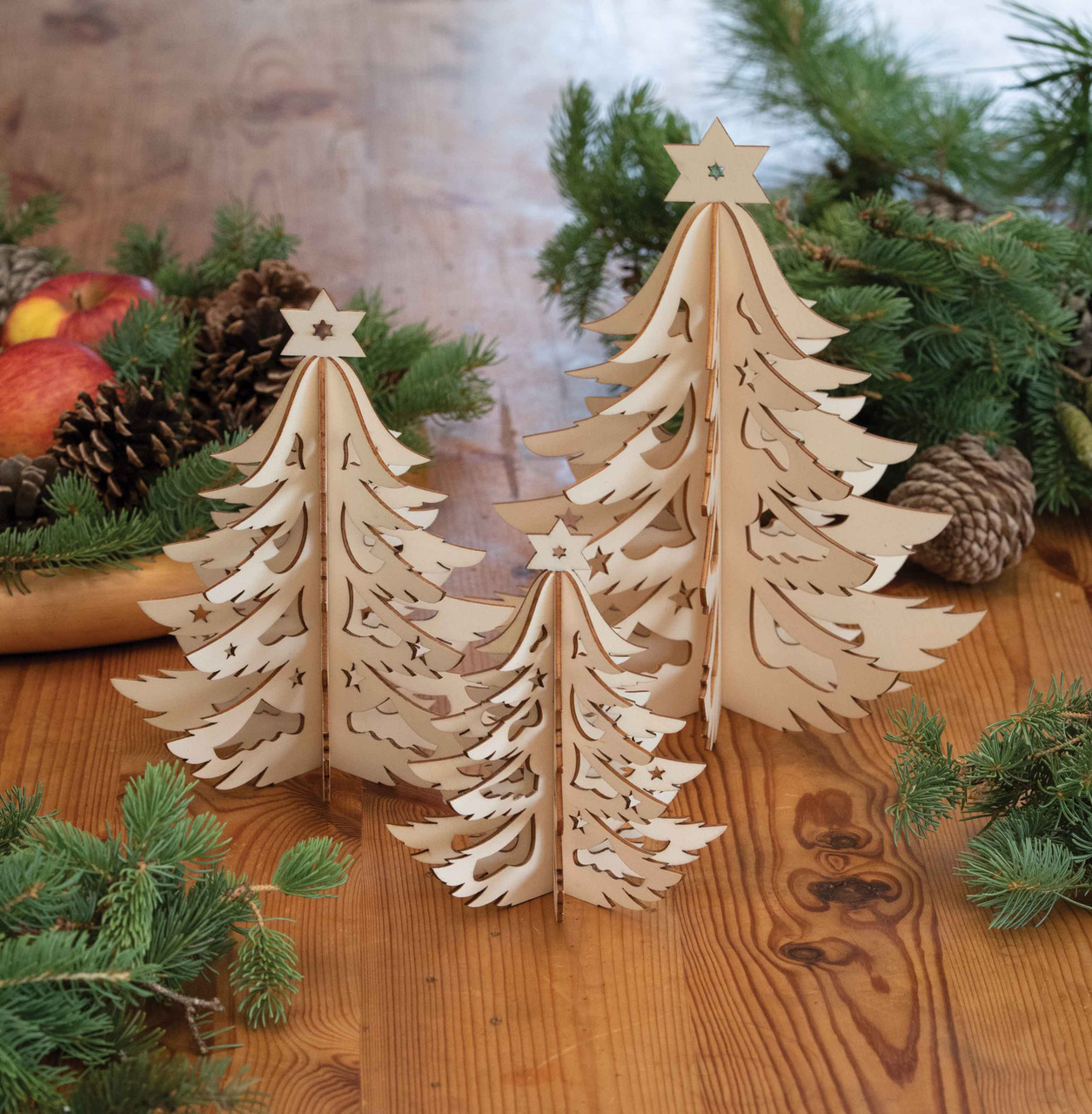 Lasercut Wood Tree - Scandinavian Gift Shop