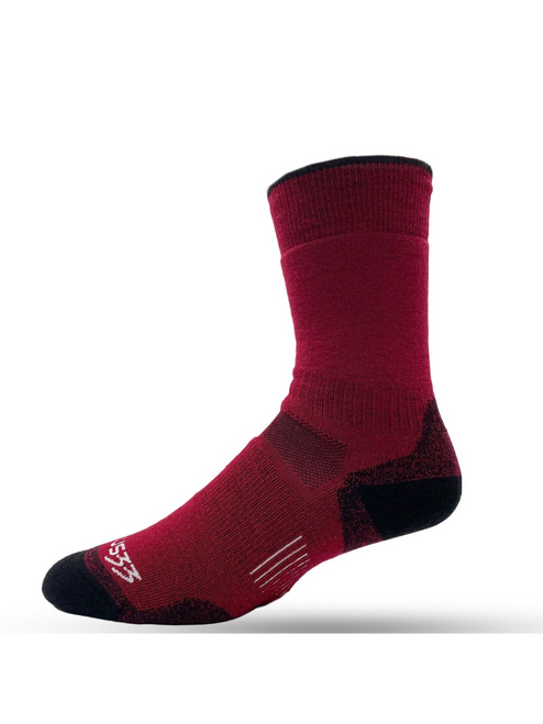 Minus 33 Lightweight Red Boot Wool Socks