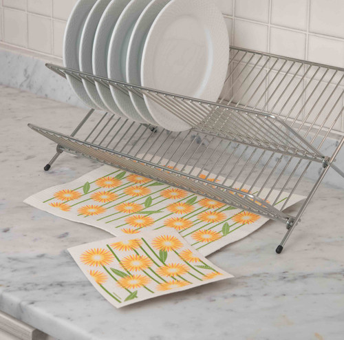 Swedish Drying Mat - Daisies