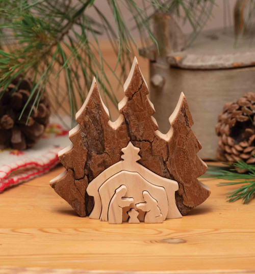 Bark Nativity Set