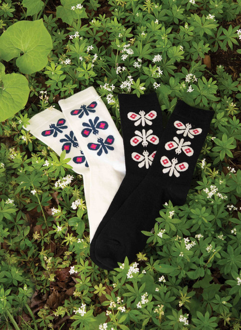 Swedish Merino Wool Socks - Butterfly