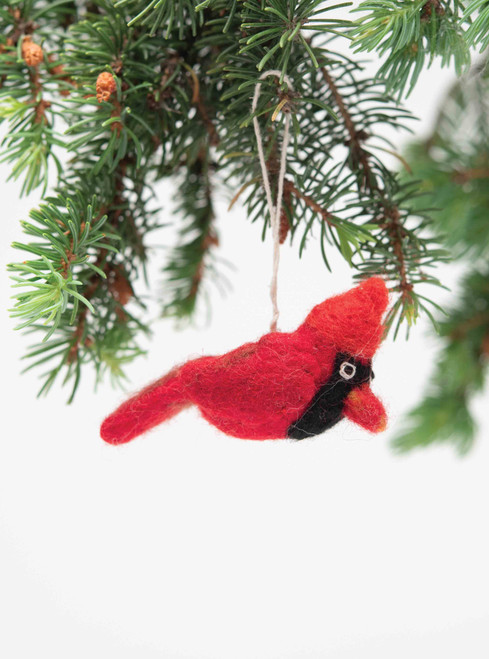 Felt Cardinal Ornament