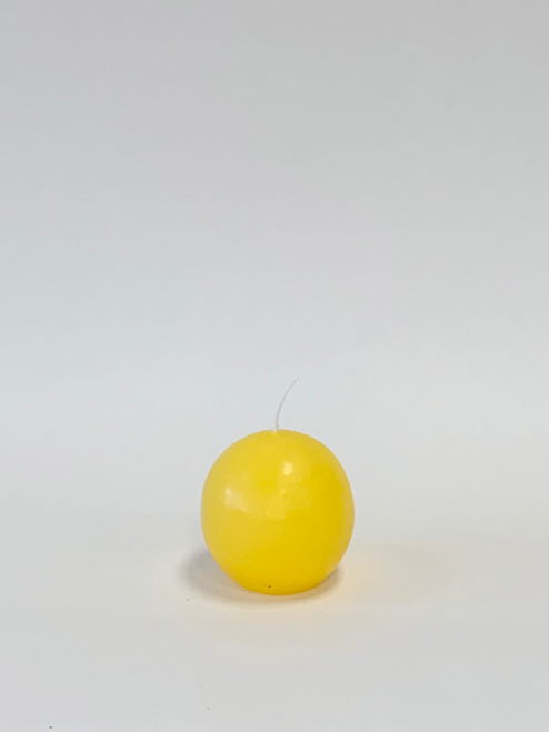 Ball Candles - Yellow