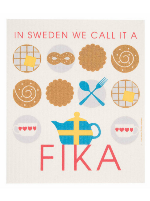 Swedish Dishcloth - Fika