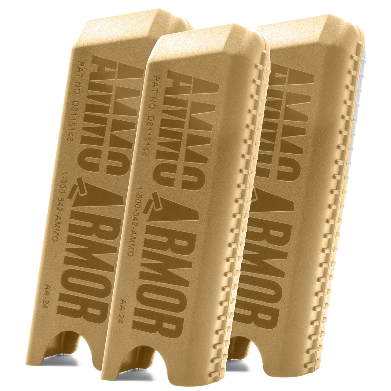 Desert Tan Protective Cover 3 PACK for Smith & Wesson M&P 45 Magazines