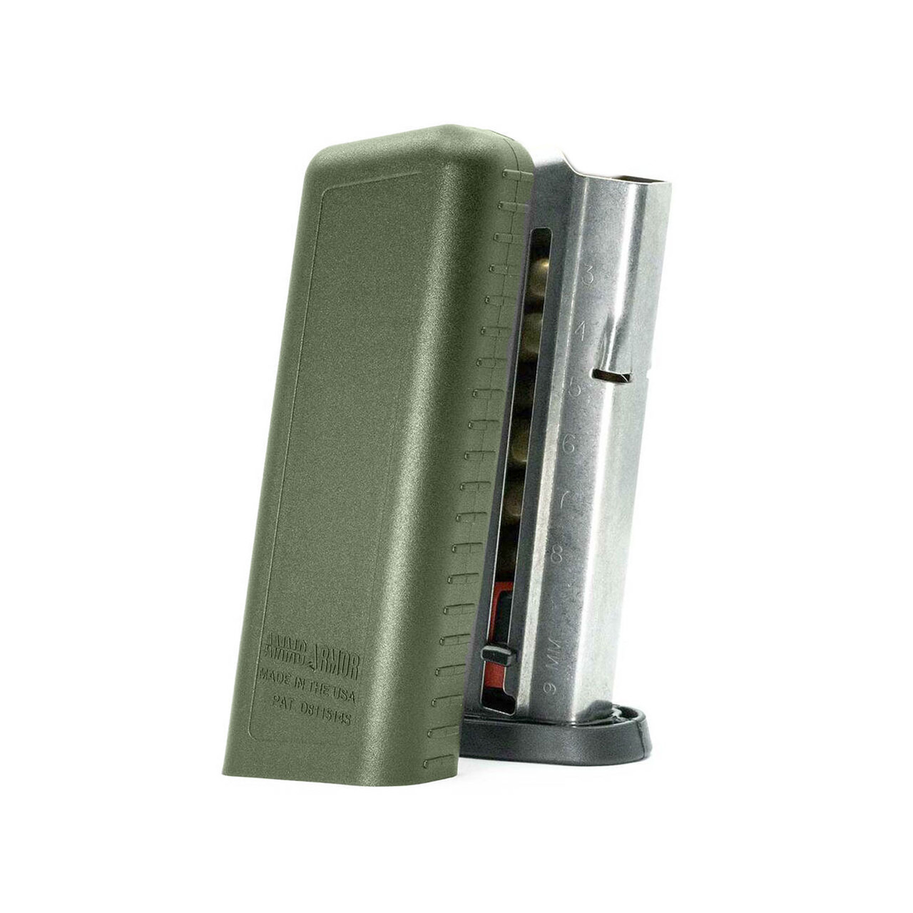 Olive Drab Protective Cover 2 PACK for Smith & Wesson M&P Shield 380 EZ Magazines