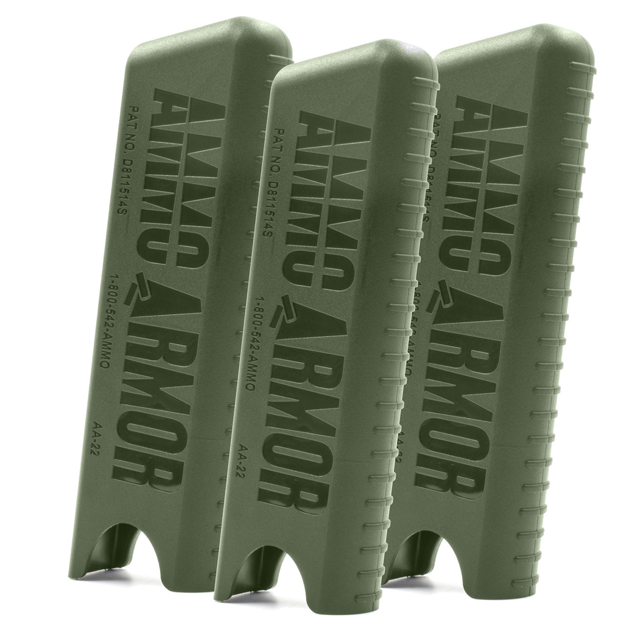 Olive Drab Protective Cover 3 PACK for Smith & Wesson Model 39 Magazines
