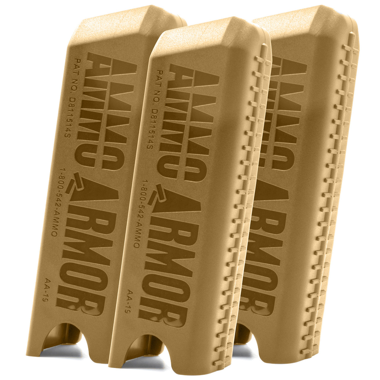 Desert Tan Protective Cover 3 PACK for Byrna LE Compatible Magazines
