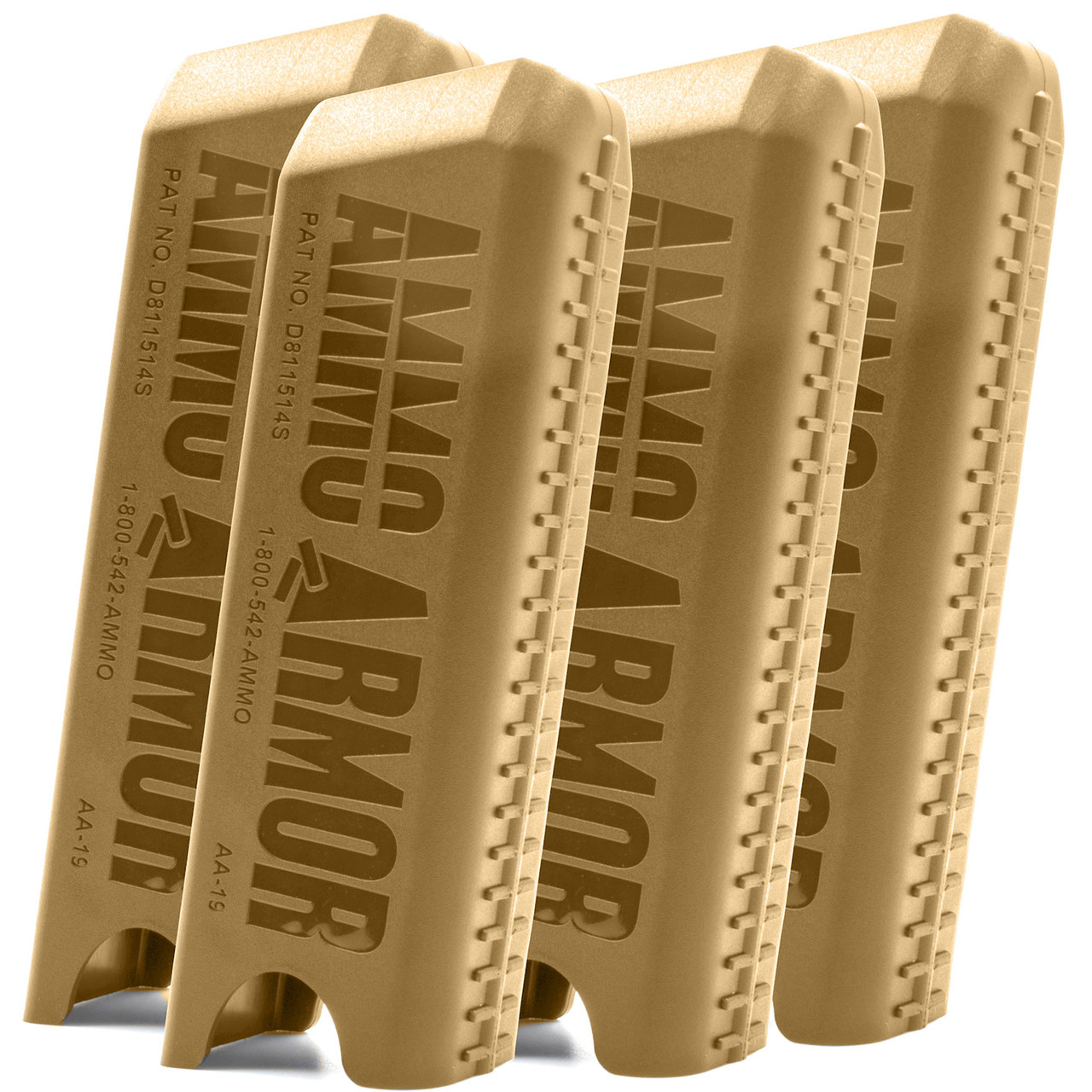 Desert Tan Protective Cover 4 PACK for Byrna LE Compatible Magazines