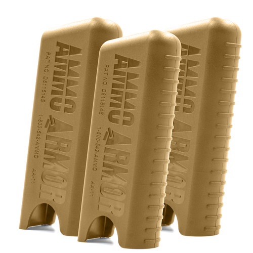 Desert Tan Protective Cover 3 PACK for AMT Backup Magazines