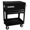 SUN8035 Sunex  Compact Slide Top Utility Cart - Black