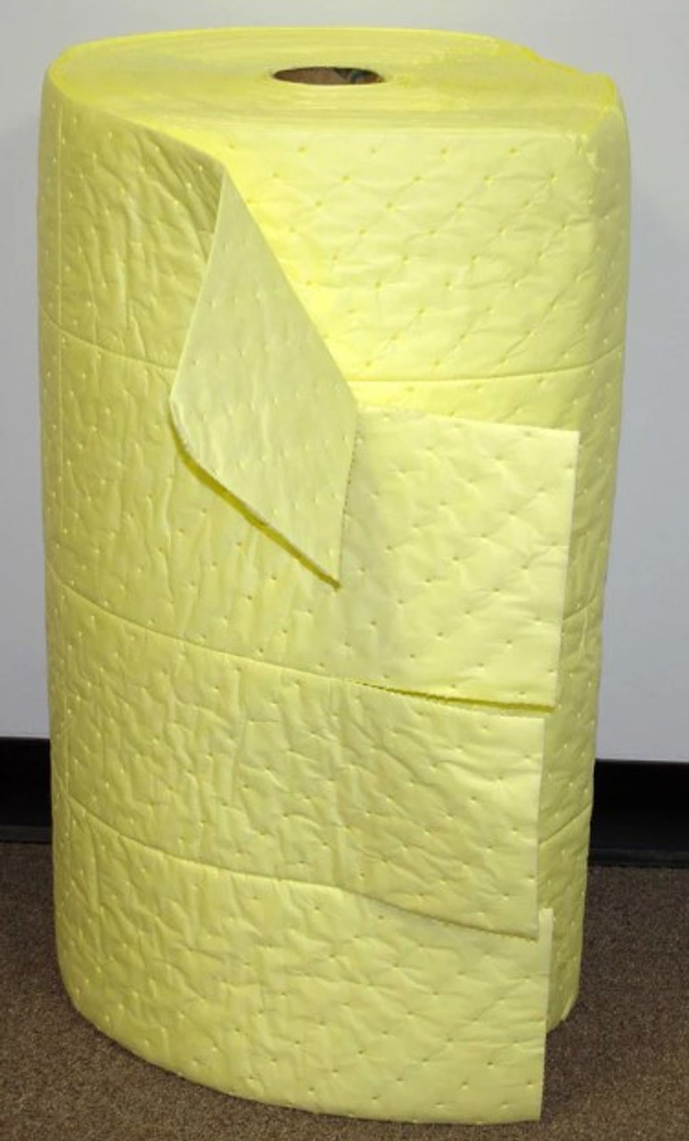 WY4603  HAZMAT PAD HEAVY-WT ROLL YELLOW 30"X150'