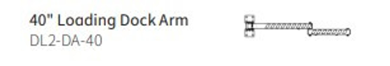 DL2-DA-40-HDL2-DFAN  Tri-Lite DL2 Loading Dock Double Arm w/HDL2 H.D. Poly LED  Head w/Fan - 40"