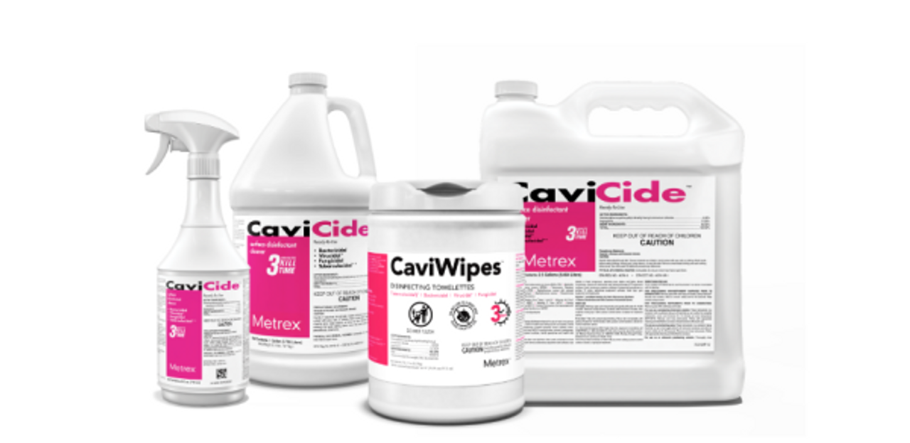 WY838 Cavicide Blood Borne Pathogen Disinfectant Wipes (48 box)