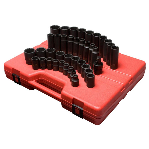 SU2699  1/2" Drive 39-Piece 12-Point Metric Master Impact Socket Set