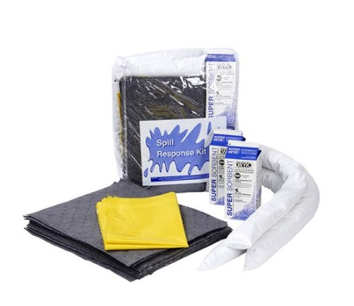 WY1702  OIL SELECTIVE VEHICLE SPILL KIT CLEAR VINYL BAG
