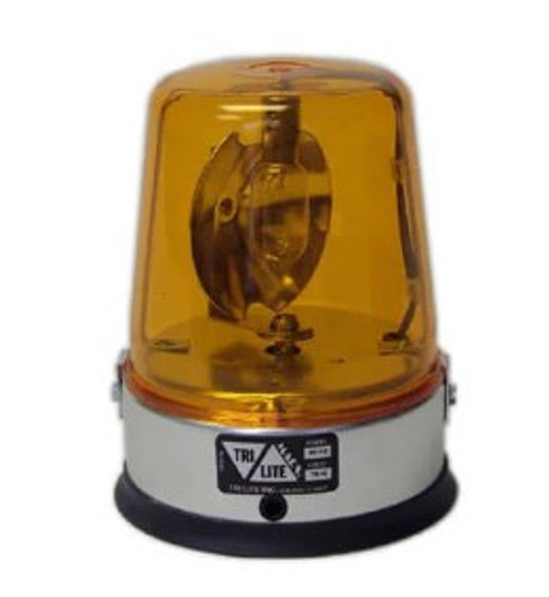 MV212M  Tri Lite MV2 AC/DC Rotating Beacon Light Magnetic Mount