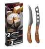 Danesco Natural Living Collection - Pakkawood Cheese Knife Set (BIA 391245SS)