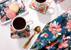 Ashdene Seasons in Bloom Collection showing drape of the Tea Towel