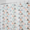 Interdesign PEVA Printed Shower Curtain - Triangles (ID 59841)