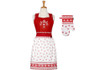  Ladelle Christmas Merrily Collection - Apron & Oven Mitt Set (LD 73722)