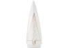 Ladelle Glitz Collection - White and Gold Pillar Tree - 21 cm (LD 73900)