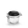 Bormioli Rocco Chiaroscuro Collection - Fido Jar - .125L (4.25 oz) - Black Lid (BR 141370MRG121422) Bormioli Rocco Chiaroscuro Collection - Fido Jar - .125L (4.25 oz) - Black Lid (BR 141370MRG121422)