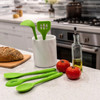 Better Houseware 5-peice Silicone Cooking Tool Set - Apple Green (BH 3500G)