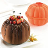 Make Pumpkin shaped cakes for your next Fall Dinner!  