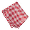 tag® Kitchen + Cloth Collection - Textured Check Dishcloth Set - Red (TAG G13023)
