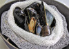 Steam clams and mussels 