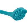 Silicone Bristles are gentle on all surfaces and will not scratch glass or china. 