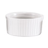 Browne Foodservice 3-Ounce White Ribbed Porcelain Ramekin (BC 564024W)