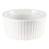 Browne Foodservice 5-Ounce White Ribbed Porcelain Ramekin (BC 564021W)