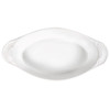 Browne Foodservice 16-Ounce White Stoneware Oval Lasagna Baker (BC 564015W)