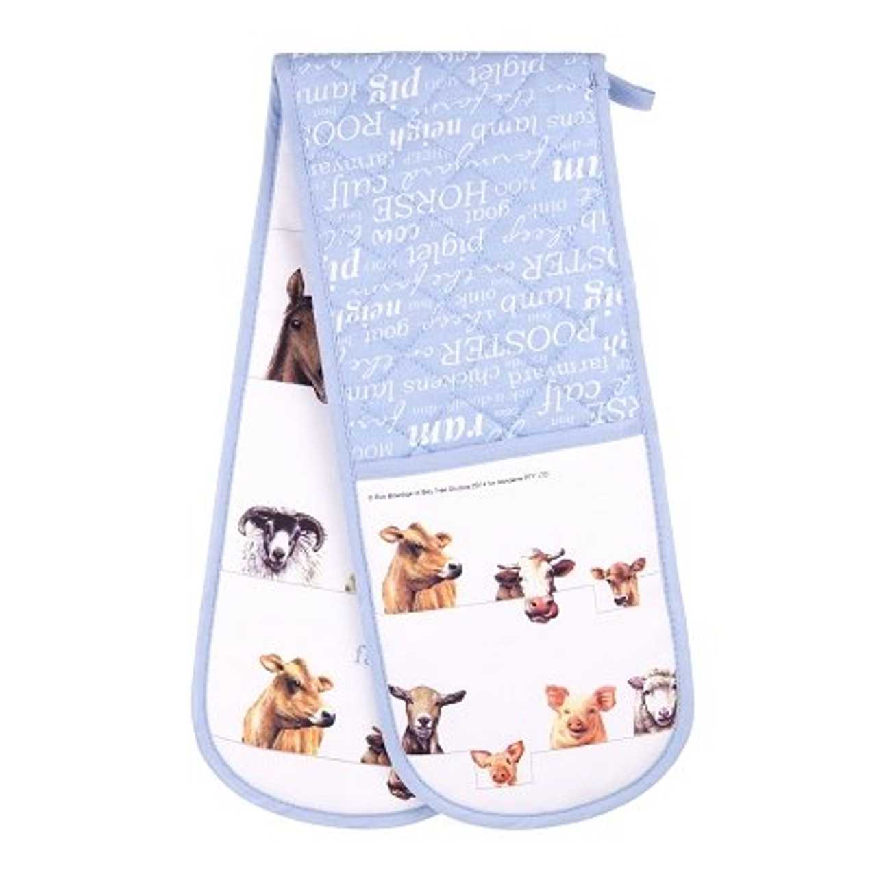 Ashdene Farmyard Friends Collection - Double Oven Glove Mitt (AD 41028)